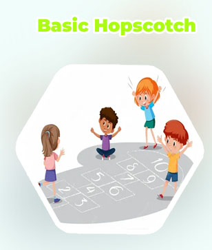 Hopscotch game