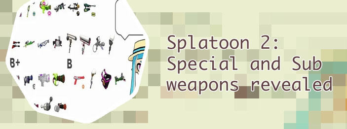 Splatoon 2 weapons